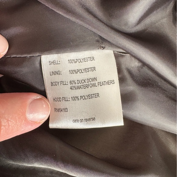 CALVIN KLEIN 1X Gray Winter Coat with attached hood - Picture 11 of 11